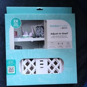 Bostitch White Adjustable Locker Shelf